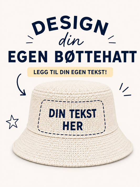 LAG DIN EGEN, bøttehatt (norsk)