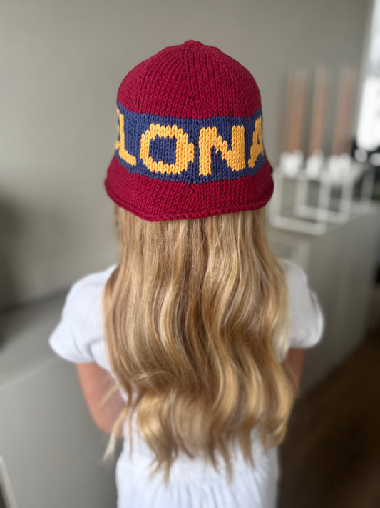 BARCELONA barn, bøttehatt (norsk)